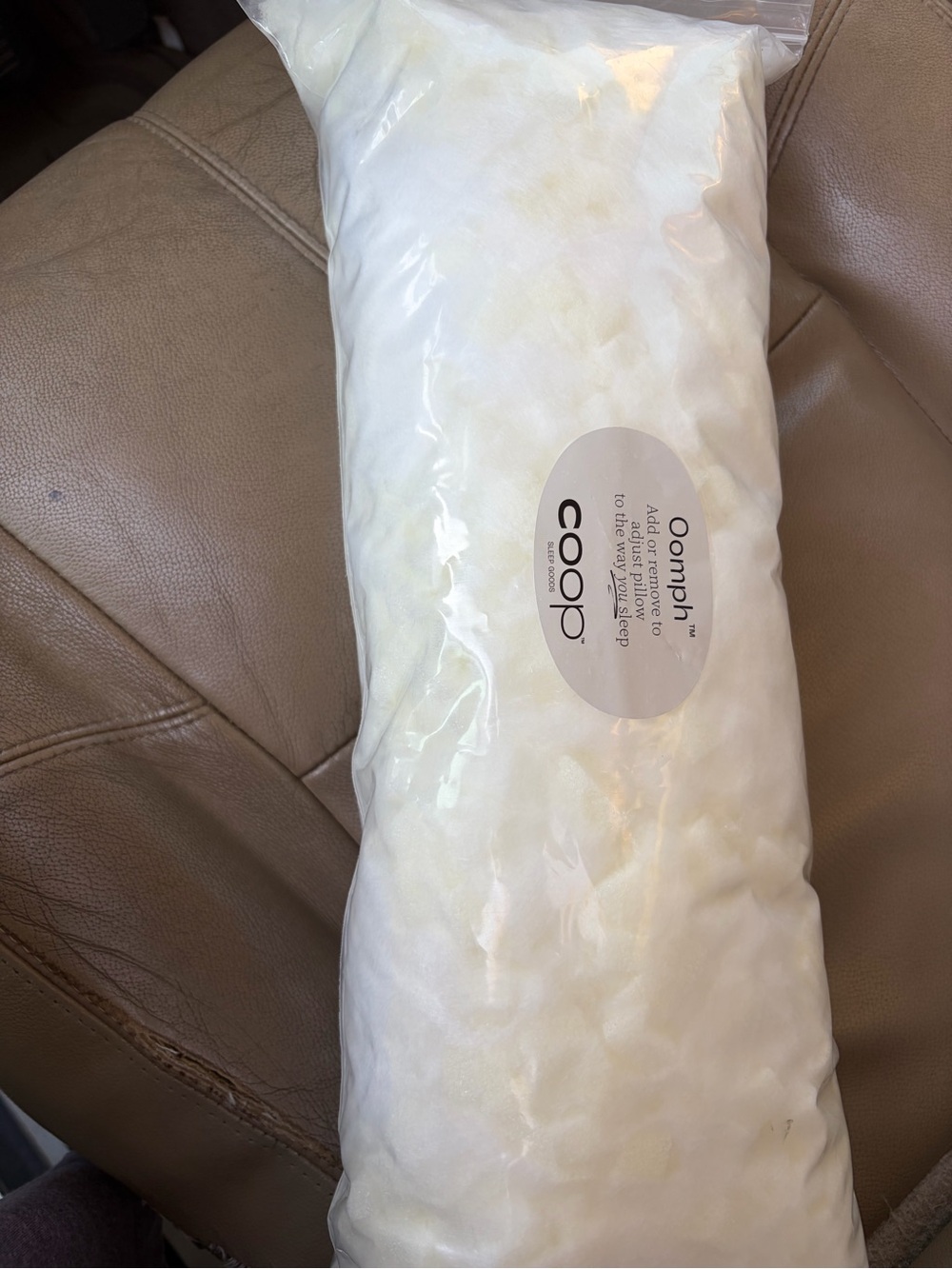Oomph White Pillow Insert - Plush Support